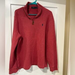 Ralph Lauren Polo Red Zip Sweater